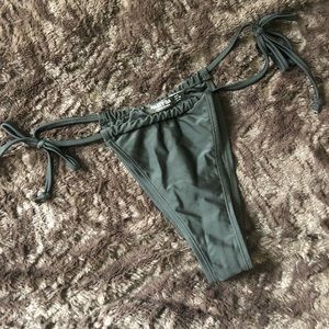 Black String Bikini Bottom